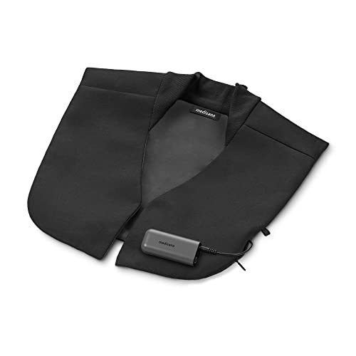 Medisana Ol 100 Riscaldamento Cappa Cordless Con Powerbank In Look Business Per L'Ufficio, 3 Livelli Di Temperatura, Protezione Dal Surriscaldamento,