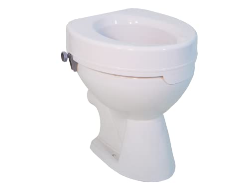 Drive Devilbiss Healthcare Sedile Wc Rialzato Da 10,2 Cm, Senza Coperchio, Bianco
