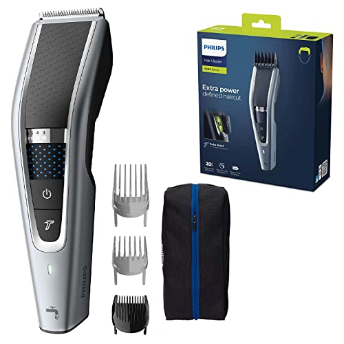 Philips Hair Clipper Serie 5000 Regolacapelli Con Tecnologia Trim-N-Flow E Dualcut (Modello Hc5630/15)