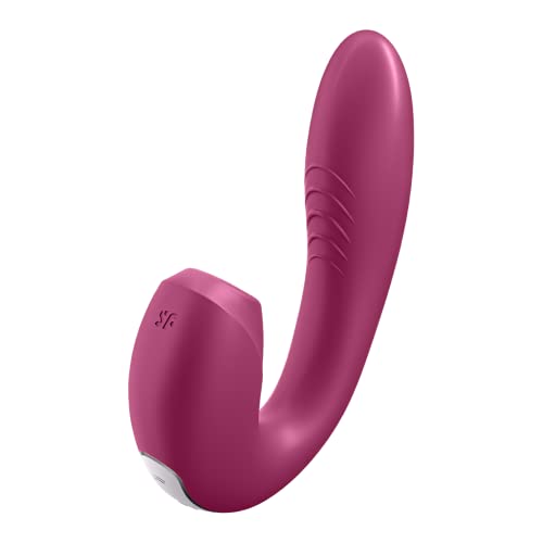 Satisfyer, Vibratore A Onde Di Pressione, Rabbit, Sunray Connect App', 15 Cm, Con App,Impermeabile, Ricaricabile, Silicone Delicato Sulla Pelle, Color