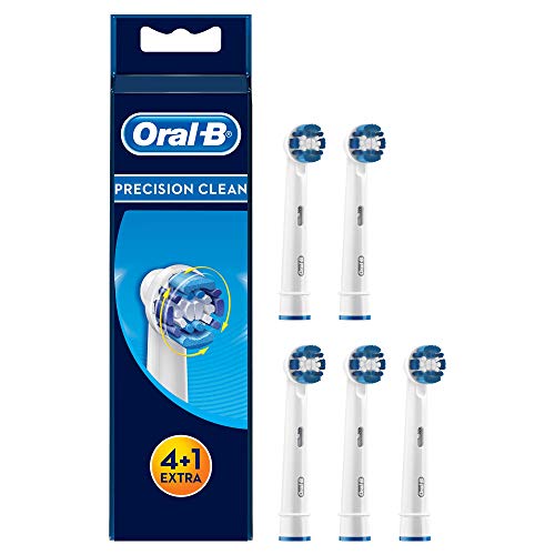 Braun Oral-B Precision Clean Spazzolino Di Ricambio, Confezione 4+1, White, 2011