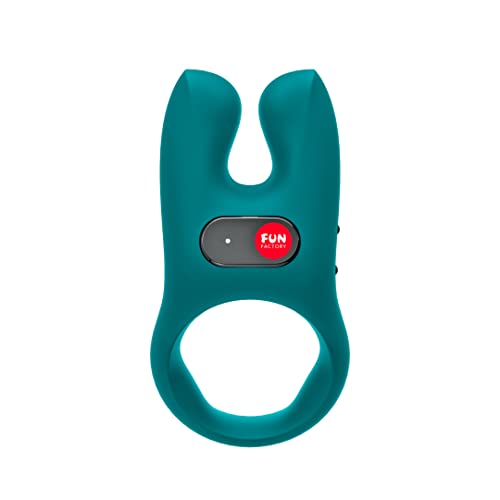 Fun Factory NōS - Anello Fallico Vibrante, Per Il Pene, Con Stimolatore Del Clitoride, Sex Toy Uomo E Coppie, 5 Modalità, Impermeabile (Deep Sea Blue