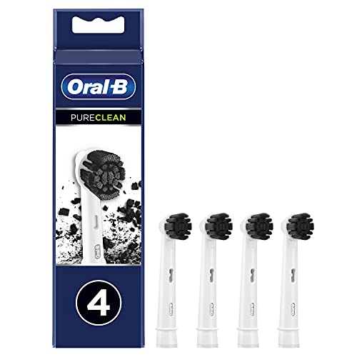 Oral-B Testina Di Ricambio Per Spazzolino Pure Clean Carbone, Confezione Da 4