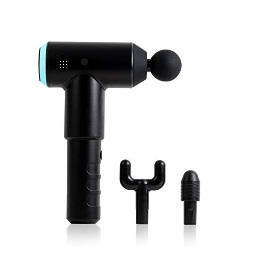 Homedics Physio Massage Gun Massaggiatore Portatile Per Fisioterapia, Massaggio Elettrico A Percussione Muscolare, 3 Testine Massaggianti, Cordless, R