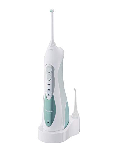Panasonic Idropulsore Ortodontico Ew1313 Con Stazione Di Ricarica, Serbatoio Dell'Acqua Rimovibile, 1 Ugello Normale E 1 Ortodontico