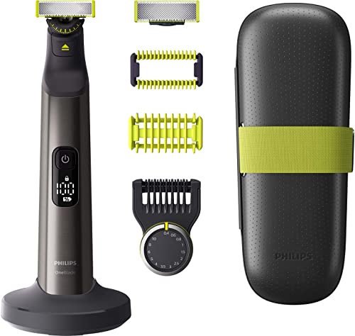 Tondeuse Philips Oneblade Pro Visage Et Corps Qp6651/61 5,4 W Chromé