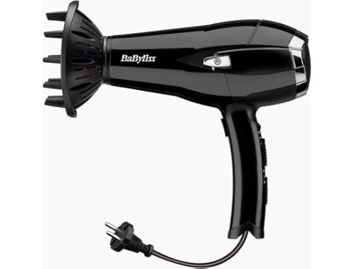 Asciugacapelli Babyliss D374De Nero 2000 W