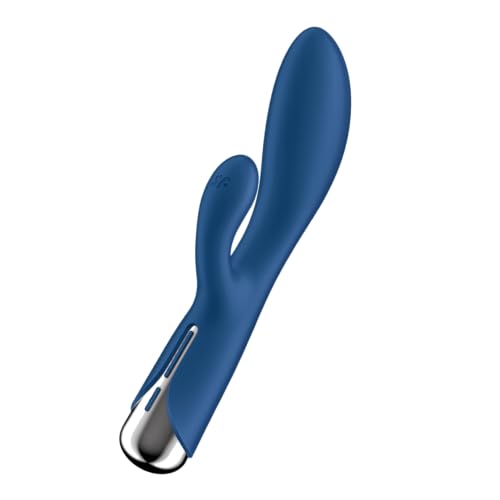 Satisfyer Spinning Rabbit 1 | 20 Cm | Vibratore Rabbit | 12 Vibrazioni E 5 Rotazioni Controllabili Separatamente | Impermeabile (Ipx7) | Silicone Deli