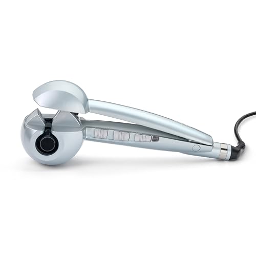 Babyliss C1700E Curl Secret Anti Frizz Hydro Fusion, Arricciacapelli Automatico,Funzione Hydro Fusion, Intervallo Di Temperatura 190-230° C, Azzurro,
