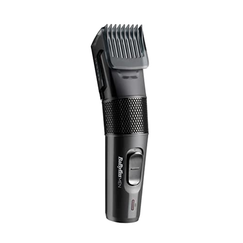Babyliss Men E786E Tagliacapelli Con Lame In Acciaio Inox, Leggero, 60 Minuti Di Autonomia, A Rete/Ricaricabile, Altezze Di Taglio Da 0.5 Mm A 24 Mm