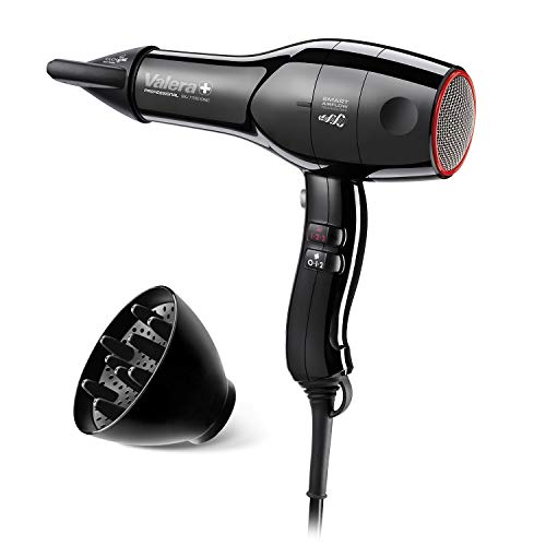 Valera, Swiss Silent Jet Light 7700, Asciugacapelli Professionale, Phon Leggero E Silenzioso, Potente Motore, 6 Livelli Di Temperatura, Ionizzatore, C