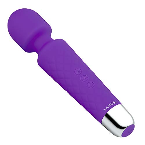 Cordless Massager Della Bacchetta Da Yarosi - Strongest Terapeutico Vibrante Potenza - Meglio Votati Per Il Regalo Viaggi - Perfetto Per Dolori Muscol