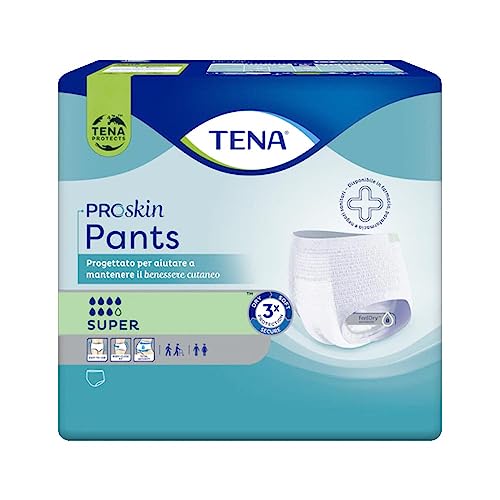 Tena Proskin - Pants Super Mutandine Assorbenti Incontinenza Taglia M, 10Pezzi
