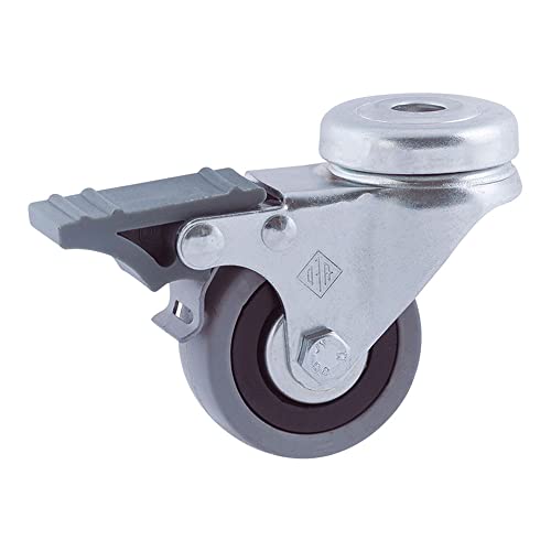 Afo 478/50 Fda Gg – Ruota Diametro 50 Cliper Passante Fda Gomma Nero