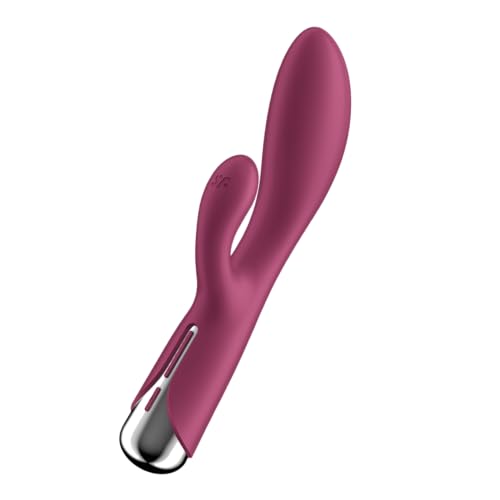 Satisfyer Spinning Rabbit 1 | 20 Cm | Vibratore Rabbit | 12 Vibrazioni E 5 Rotazioni Controllabili Separatamente | Impermeabile (Ipx7) | Silicone Deli