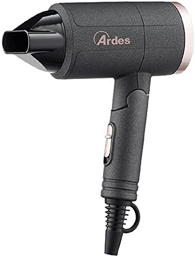 Ardes | Arphon01 Phon Per Capelli Stylito 1200W, Asciugacapelli Professionale Compatto Viaggio Manico Pieghevole, Phon Da Viaggio Pieghevole Con Conce