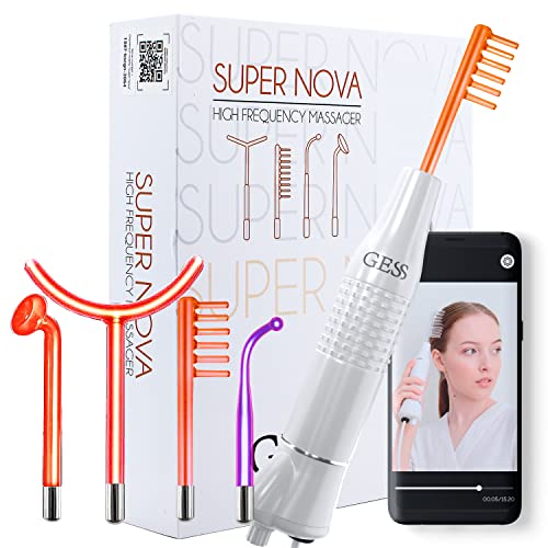 Darsonval Macchina Ad Alta Frequenza. Impulse Massaggio Viso. La Cura Della Pelle Unisex Gess Supernova