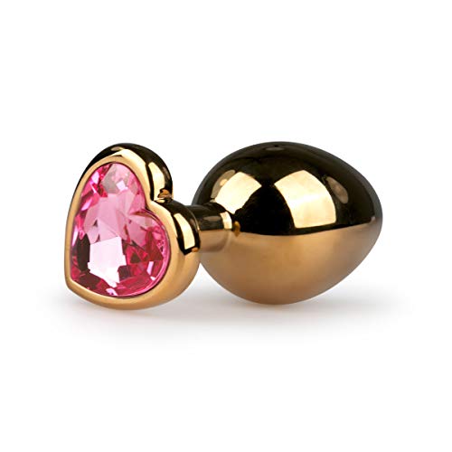 Easytoys Et128Pnk Plug Anale Di Metallo Diamante, Oro - 1 Prodotto