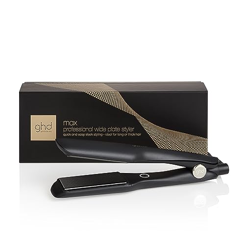 Ghd Max Styler Piastra Per Capelli Con Lamelle Ampie, Nera