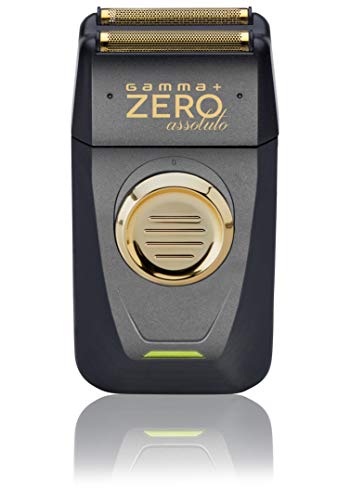 Gammapiu’ Rasoio Elettrico Barba Zero Assoluto, Shaver Uomo, Lame In Acciaio Inox, Senza Fili, Rifinitore Di Precisione, Ergonomico, Leggero, Lame Ric