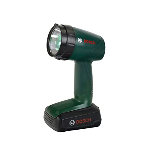 Klein Theo 8448 Torcia A Batteria Bosch Torcia A Batterie Ruotabile Di 90 Gradi 4 Colori Di Luce Dimensioni: 9,5 Cm X 6,4 Cm X 18 Cm Giocattolo Per Ba
