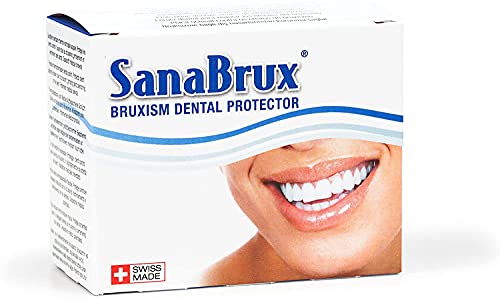 Sanabrux - Bite Antibruxismo - Protezione Dentale Flessibile E Termoformabile - Grande Comodità, Sistema Brevettato - Prodotto In Svizzera