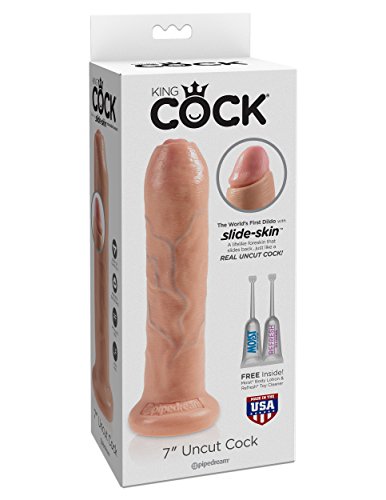 Pipedream, King Cock 7 Uncut, Nude - 531 G