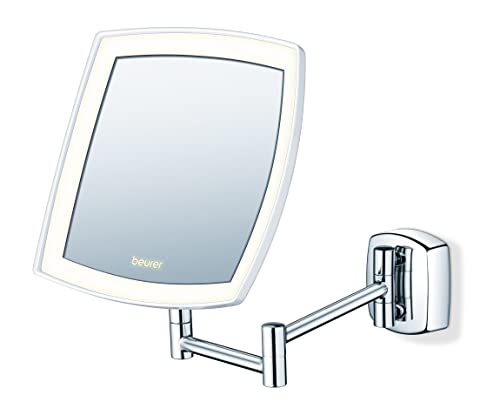 Beurer Bs 89 Specchio Cosmetico Illuminato Da Parete Con Ingrandimento 5X