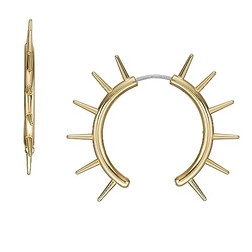 Diesel Orecchini Da Uomo , Orecchini In Acciaio Inossidabile, Oro (Gold)