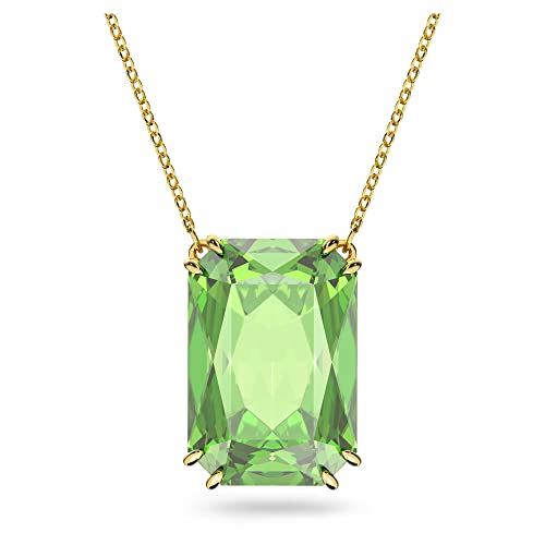 Swarovski Pendente Millenia, Verde, Placcato Color Oro