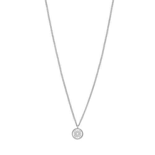 Emporio Armani Collana Da Uomo Pendente In Acciaio Inossidabile, Egs3040040