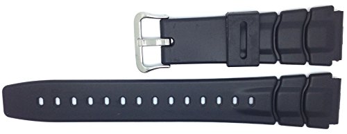 Casio Cinturino Per Orologio In Resinaa Band Nero 20Mm Per Alt-6000J Alt-6000 Alt-6100