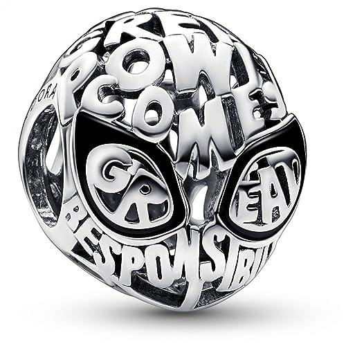 Charm Marvel X Pandora 792351C01 Maschera Del Ragno