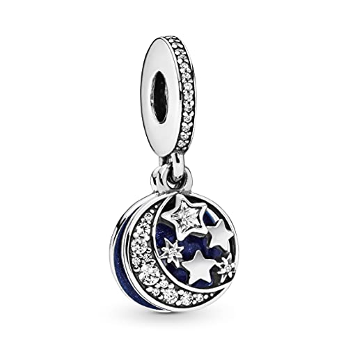 Pandora 791993Cz Ciondolo D'Argento Da Donna Con Cielo Notturno Vintage