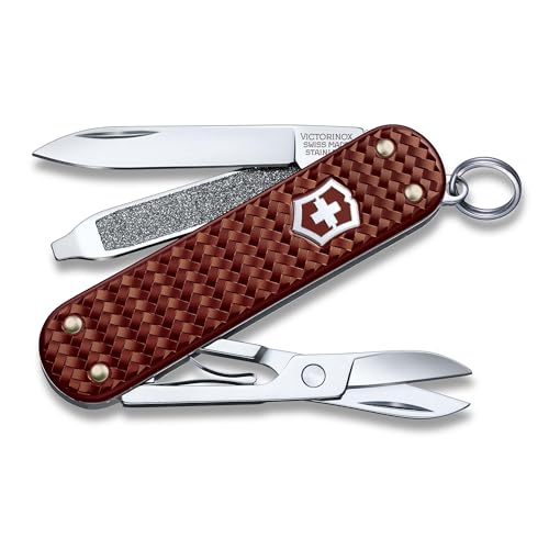 Victorinox Classic Sd Precious Alox Marrón Avellana, Caja Regalo