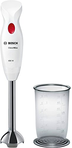 Bosch Msm24100 Frullatore Ad Immersione 400W Acciaio Inossidabile, Bianco Frullatore