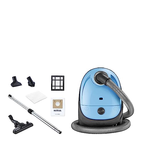 Nilfisk, Aspirapolvere A Slitta One Lbb10P05A-Hb15 Basic, Azzurro