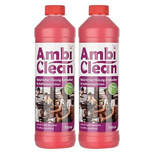Disincrostante Macchine Caffe Universale - 2X 750Ml = 1.5 Liter Macchine Da Caffè, Macchine Da Caffè Espresso, Ferri Da Stiro, Scaldabagni, Detergente