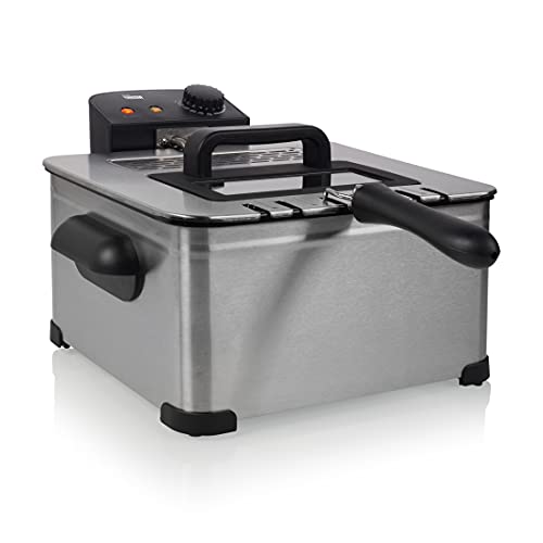Tristar Friggitrice Doppia, 1 Cestello Grande E 2 Piccoli, Volume 5 L, Fr-6949