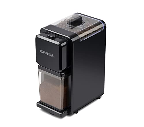 G3 Ferrari G20129 Aroma Sì Macinacaffè Elettrico, 120 W, Grandi Capacità 100 G, 3 Regolazioni Di Macinatura, Funzionamento Pulse, Doppia Sicurezza, Ne