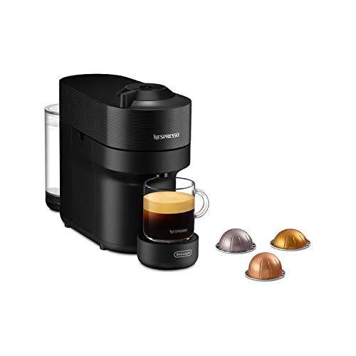 De'Longhi Nespresso Vertuo Pop Env90.B, Macchina Caffè A Capsule Con Tecnologia Centrifusion, 4 Formati In Tazza, Incluso Set Di Benvenuto Con 12 Caps
