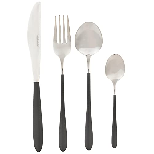 Salter Bw11071Eu7 Cosmos Collection - Set Di Posate Miste In Acciaio Inox, 16 Pezzi, Per 4 Persone, Con Coltello/Forchetta/Cucchiaio Da Dessert, Cucch