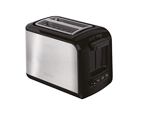 Tefal Express Tt410D 2Fetta/E 850W Nero, Acciaio Inossidabile Tostapane