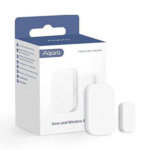 Aqara Sensore Per Porte E Finestre, Richiede Un Hub Aqara, Connessione Zigbee, Rilevatore Wireless Per Sistema Di Allarme E Domotica Intelligente, Com