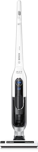 Bosch Elettrodomestici Athlet - Aspirapolvere A Batteria, Scopa Elettrica Senza Fili E Senza Sacco, 25.2V, Bianco