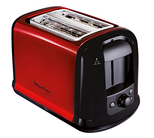 Moulinex Subito Tostapane, Rosso/Nero