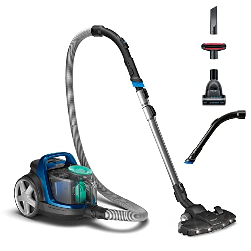 Philips 5000 Series Aspirapolvere Senza Sacco - Motore Da 900 W, Tecnologia Powercyclone 7, Filtro Allergy H13, Spazzola Triactive Led, Compatto E Leg