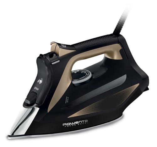 Rowenta Dw5325 Focus Excel Ferro Da Stiro A Vapore 2700W, 2,2 L, Colpo Vapore 180 G/Min, Piastra Microsteam Hd, Impugnatura Ergonomica, Punta Profilat