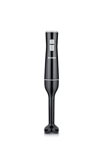 Severin Sm 3770 - Frullatore A Immersione Per Purea E Sminuzzamento, Potente Asta Di Miscelazione Con Turbo, Frullatore Ad Immersione Rimovibile E Des