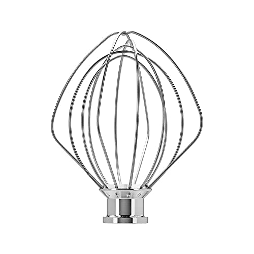 Kitchenaid Ksm5Thwwss - Frusta In Acciaio Inox Per 5Ksm175-185, Colore: Argento